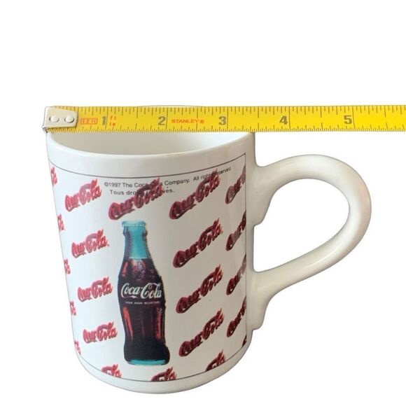 Vintage Coca-Cola 1997 Always Refreshing Collectible Script Logo Mug HTF - Picture 9 of 10